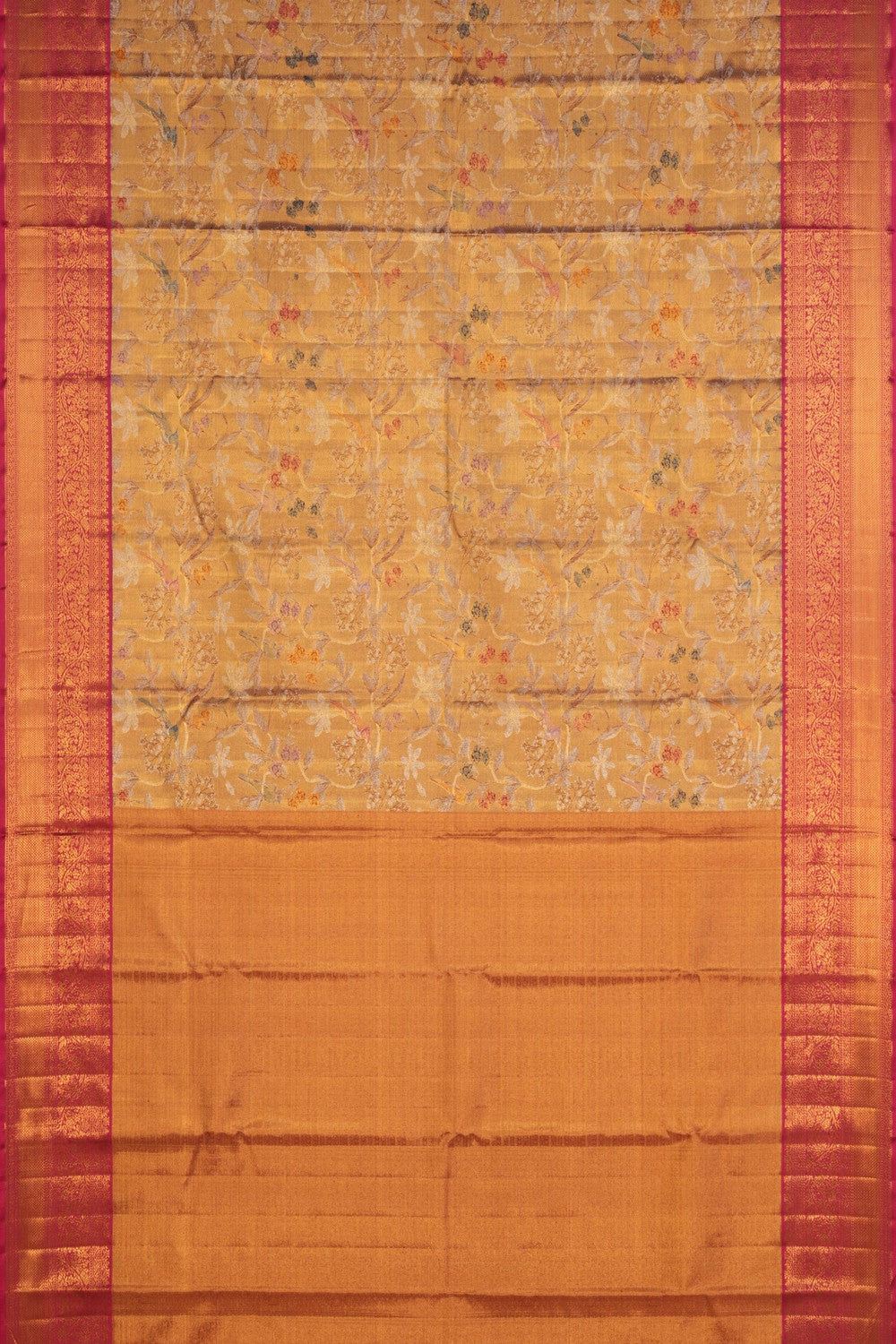 Image of Arani Silk Regal Gold Tissue Saree